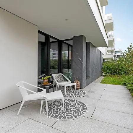 Apartament Fresh Wave - Luxury Okrzei 21, Terrace & Parking By Lion